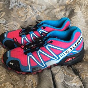 Salomon Blue and pink✨